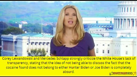 Corey Lewandowski and Mercedes Schlapp strongly criticize the White House's lack of transparency