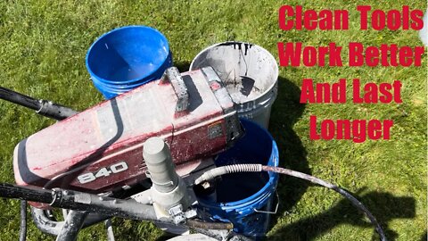 how to clean a paint sprayer - titan 840