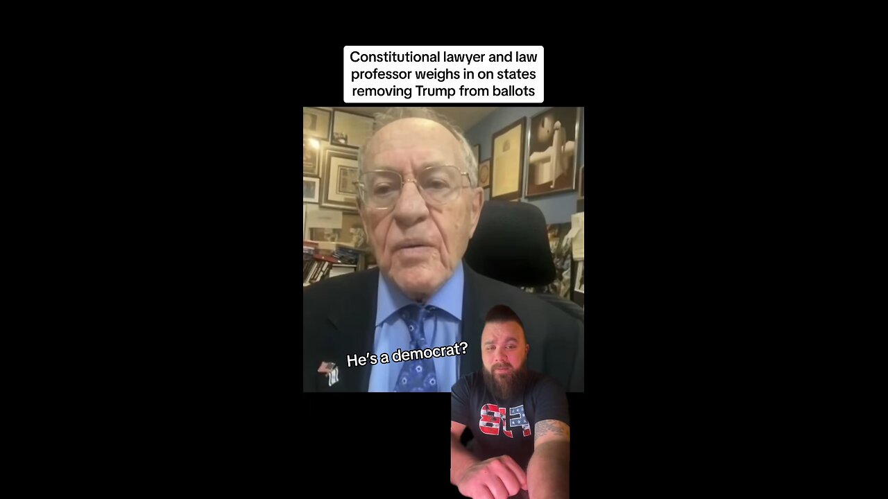 Constitutional law professor & lawyer Alan Dershowitz criticizes states for taking Trump off ballot