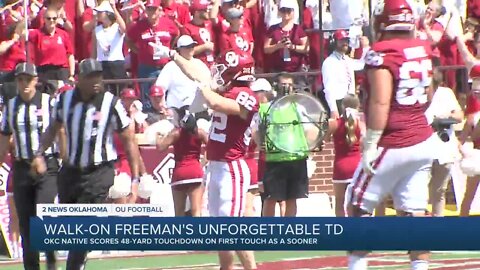 OU walk-on scores on first touch ever