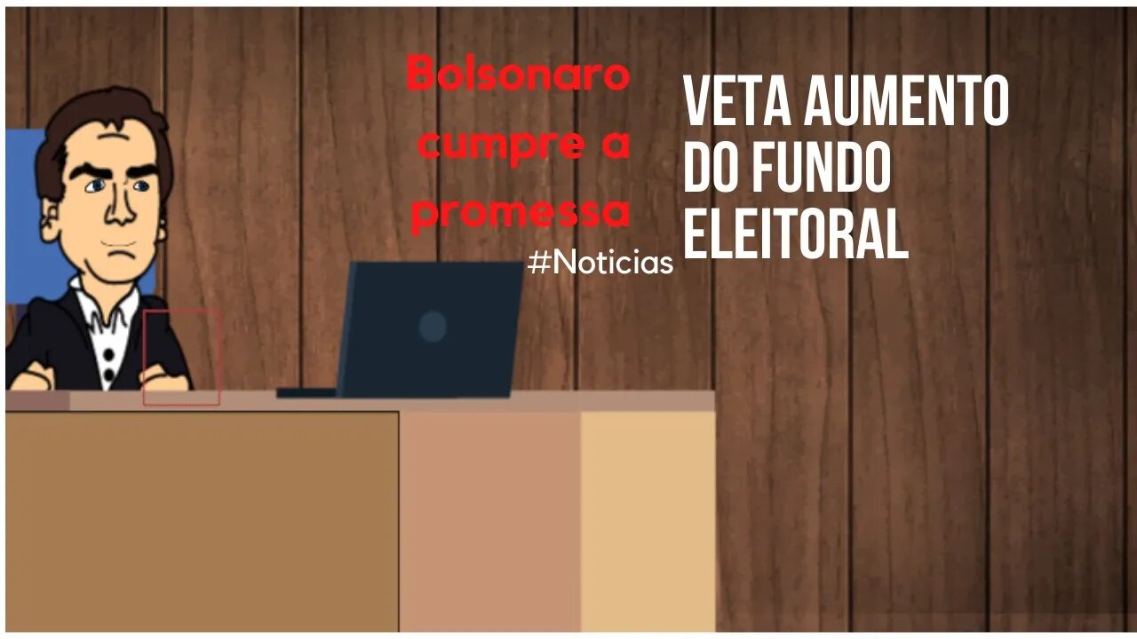 O presidente Jair Bolsonaro veta aumento do fundo eleitoral