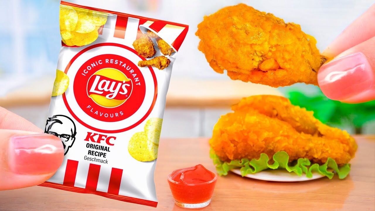 Supermeo g Crispy Lays Chicken Recipe Idea 🍗 Best Fast Food Fried Chicken 🍗 Mini Yummy