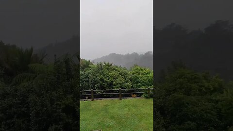 Waitakere Ranges from Waitakere Spa and Resort off Scenic Drive.