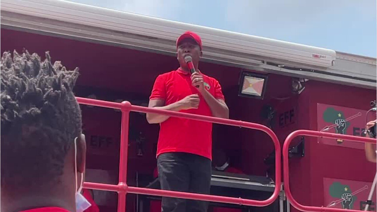 EFF Launch: Leader Julius Malema