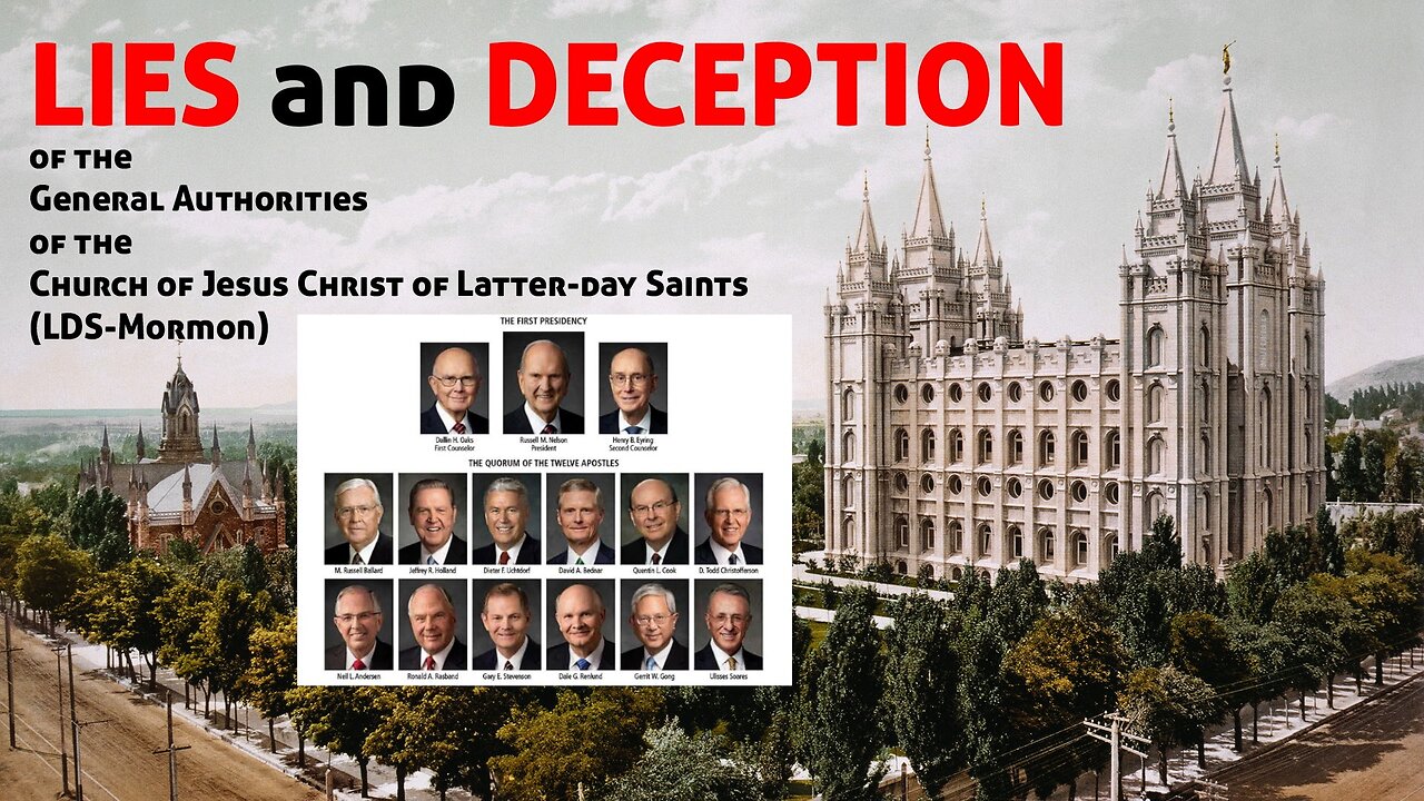 60 Minutes and Book of Mormon confront the hypocrisy and great wickedness of the Latter-day Saints