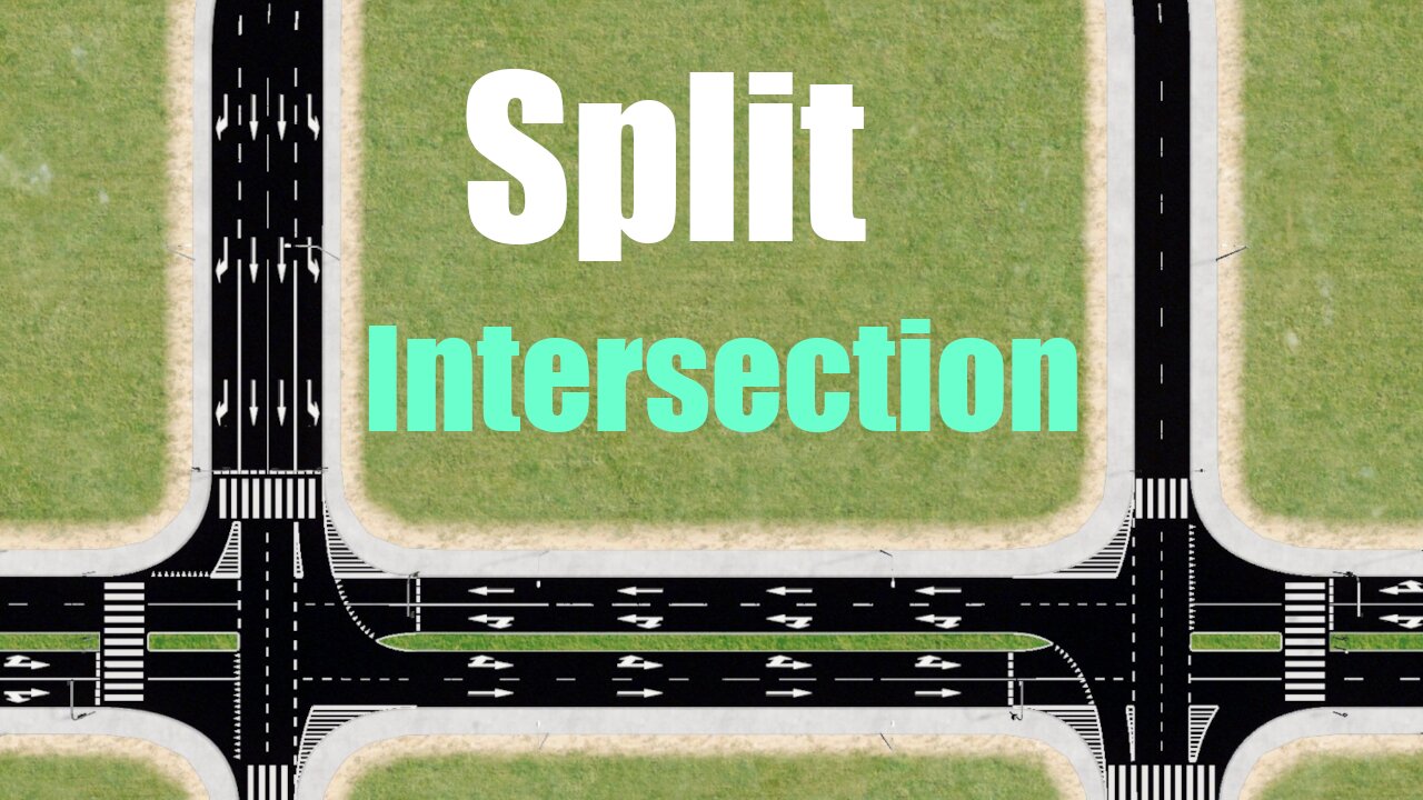 Split intersection - Poradnik Cities Skylines