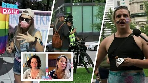 ATTENDEES AT MONTREAL TRANS MARCH TRY TO INTIMIDATE REBEL NEWS' ALEXA LAVOIE OUT OF REPORTING