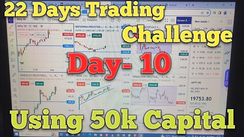 22 DAYS TRADING CHALLENGE DAY - 10 Using 50k Capital