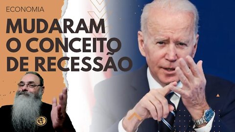 RECESSÃO é caracterizada por DOIS TRIMESTRES com REDUÇÃO do PIB, a menos que seja no GOVERNO BIDEN