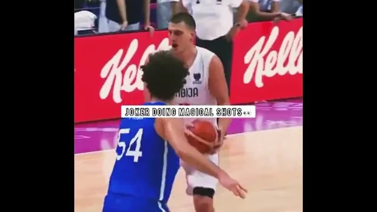 OMG NIKOLA JOKIC CRAZY SHOTS IN A GAME #shorts #eurobasket #fiba