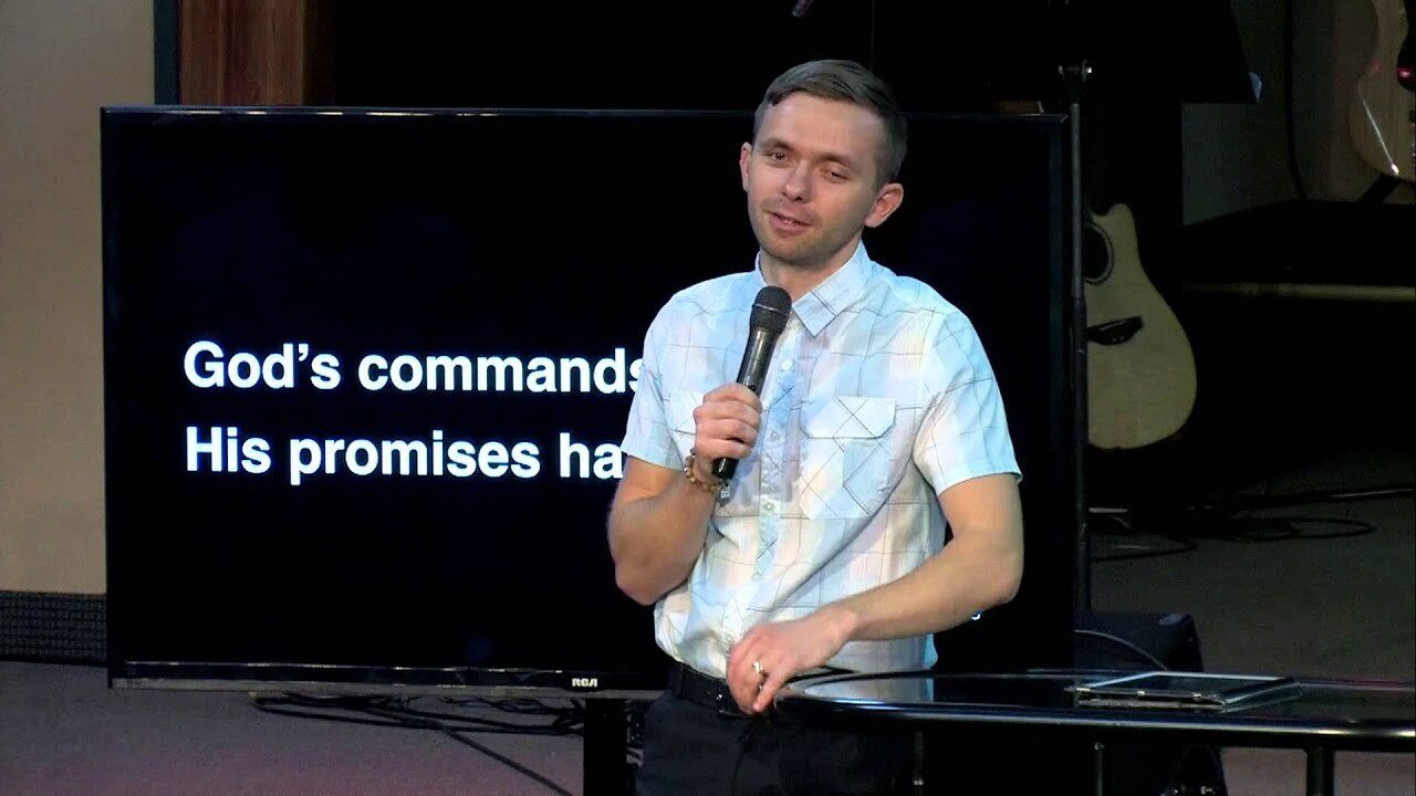 God's commands, not only His promises have power