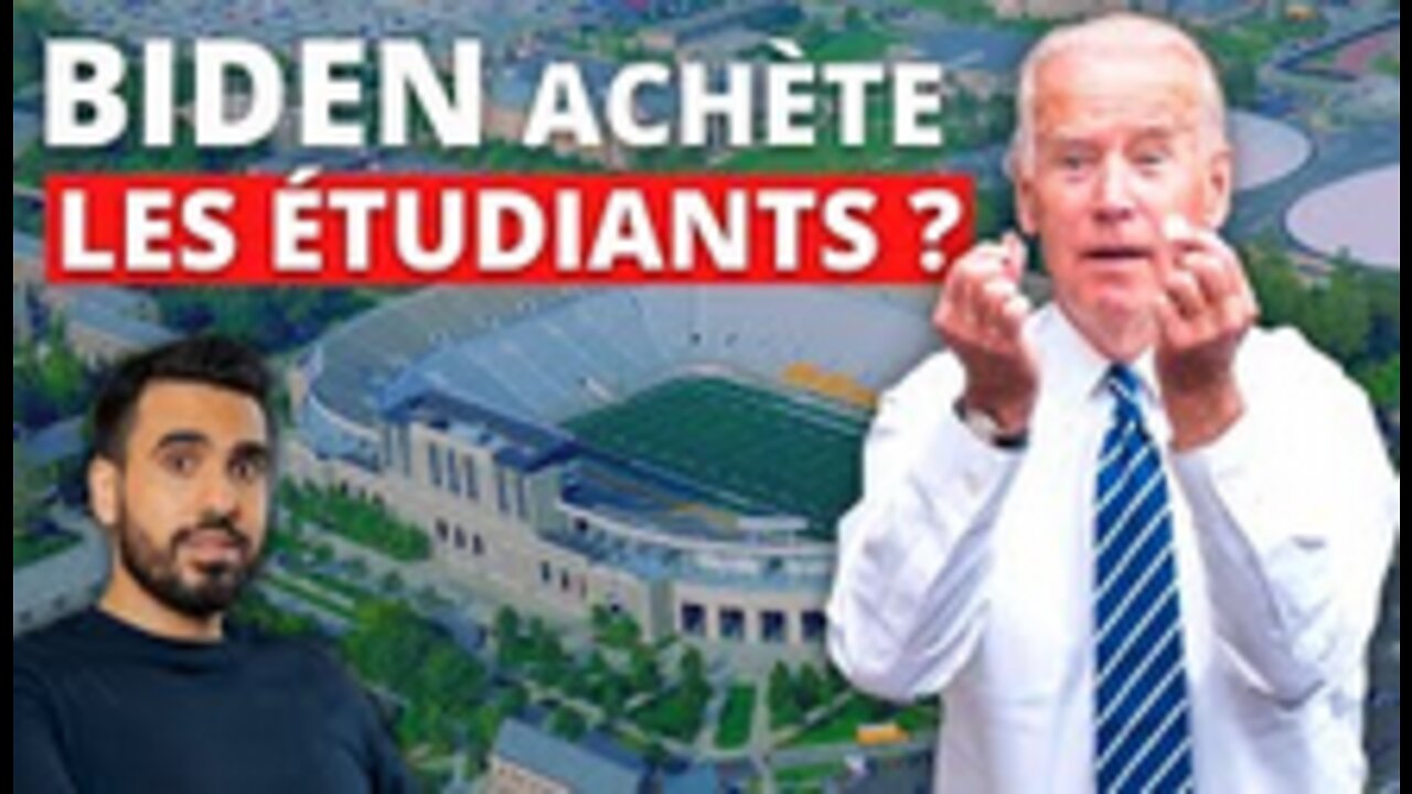 Biden et l'arnaque de la dette étudiante Idriss Aberkane