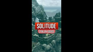 Skyrim Short - Solitude Stolen Goods Chest Location