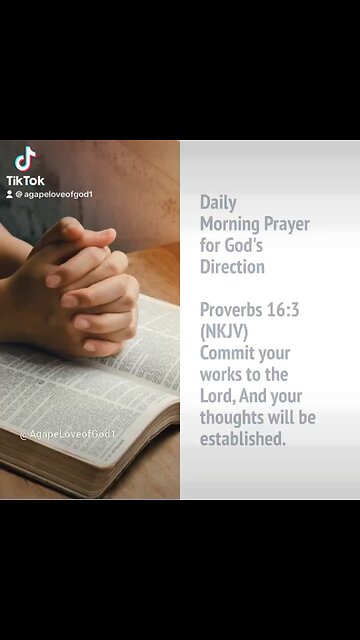 Daily Morning Prayer for God’s Direction #Shorts