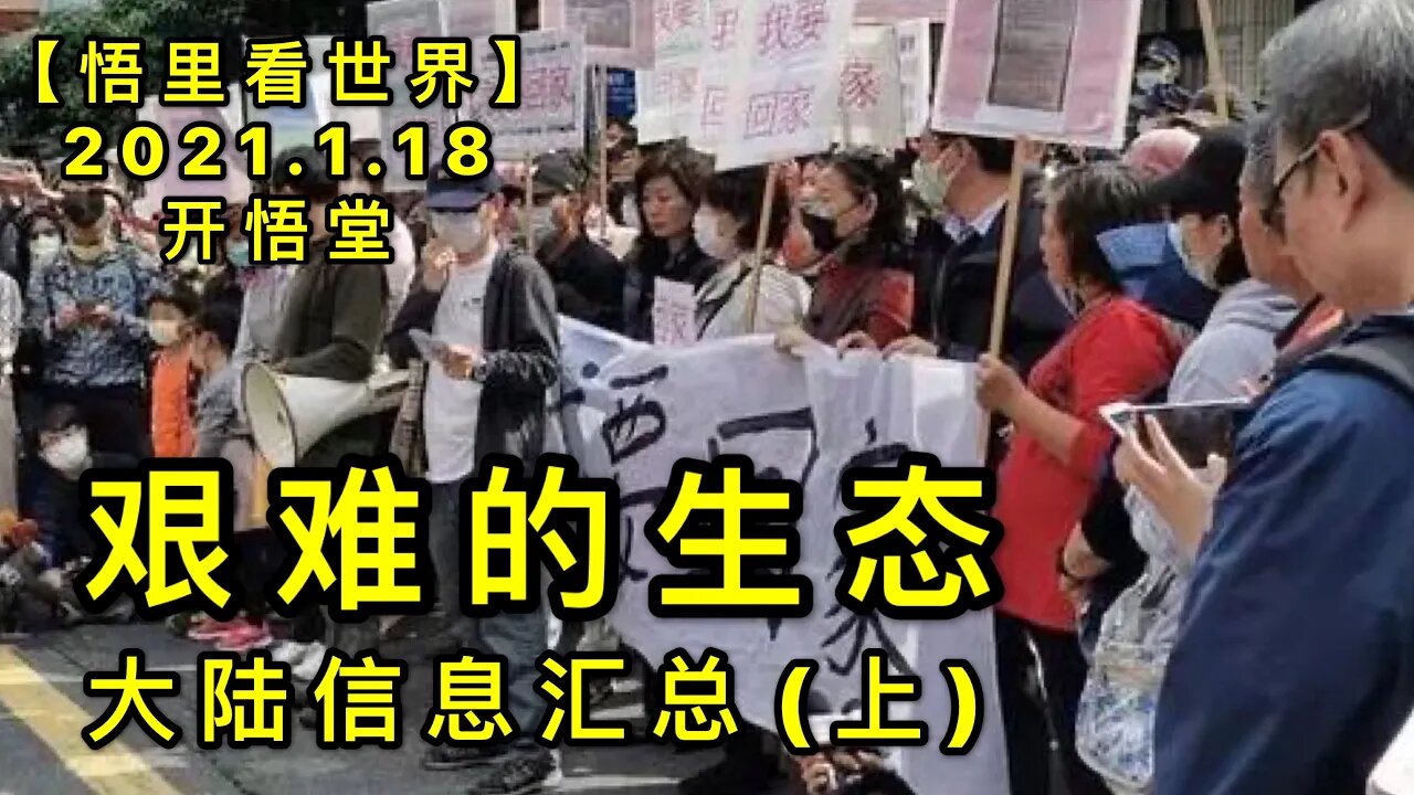 KWT890艰难的生态-大陆信息汇总(上)20210118-7【悟里看世界】