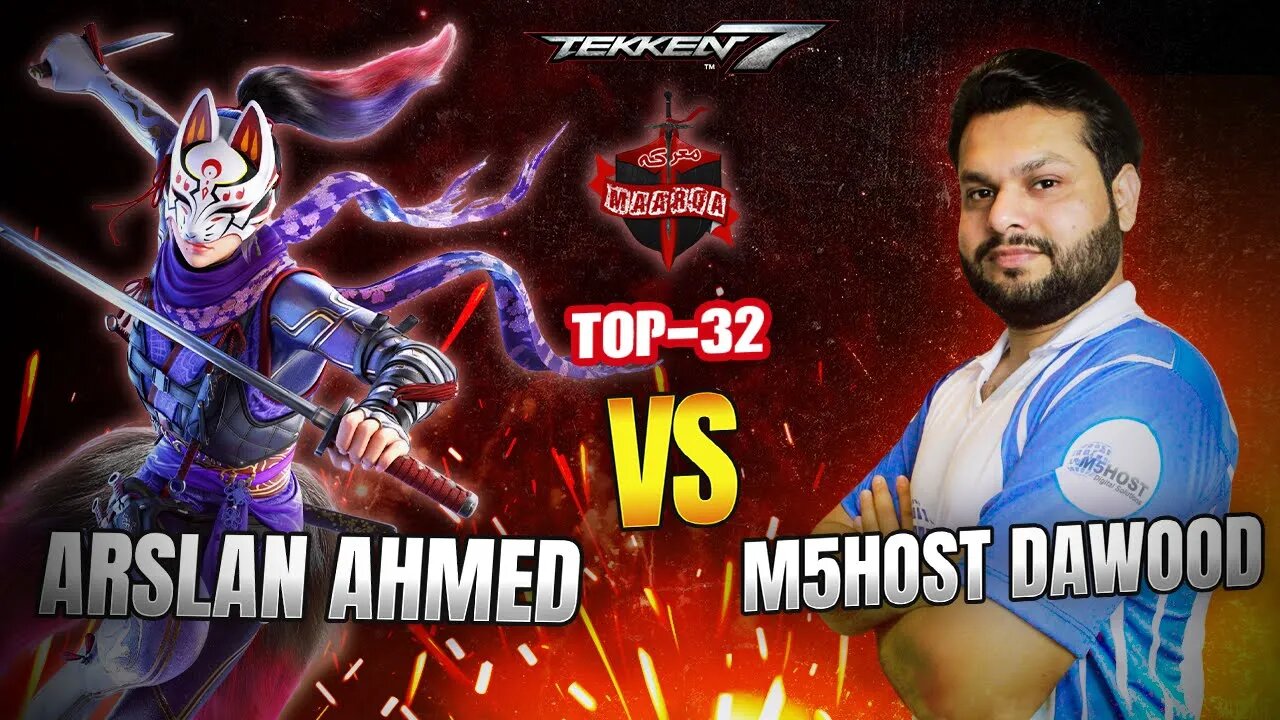 Tekken 7 Ma'Arqa 2023 Top-16 | M5Host Dawood Sikandar (Alisa) vs Arslan Ahmed (Katarina & Kunimitsu)