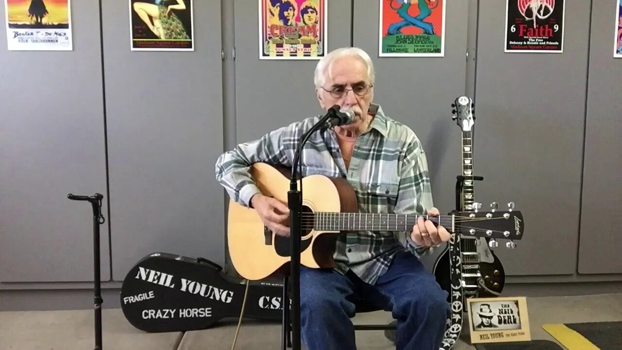Tribute to Neil Young. Cover of Neil Young's Old Man