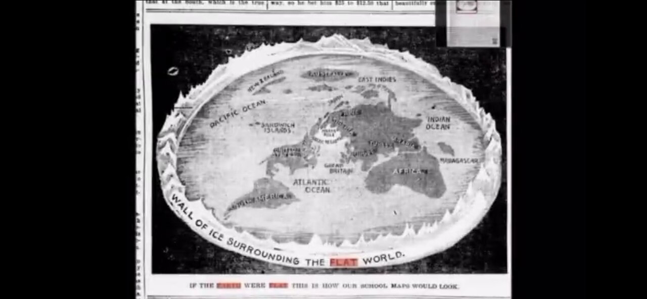 NEWSPAPER ARTICLES ON FLAT EARTH 1800s —1960’s