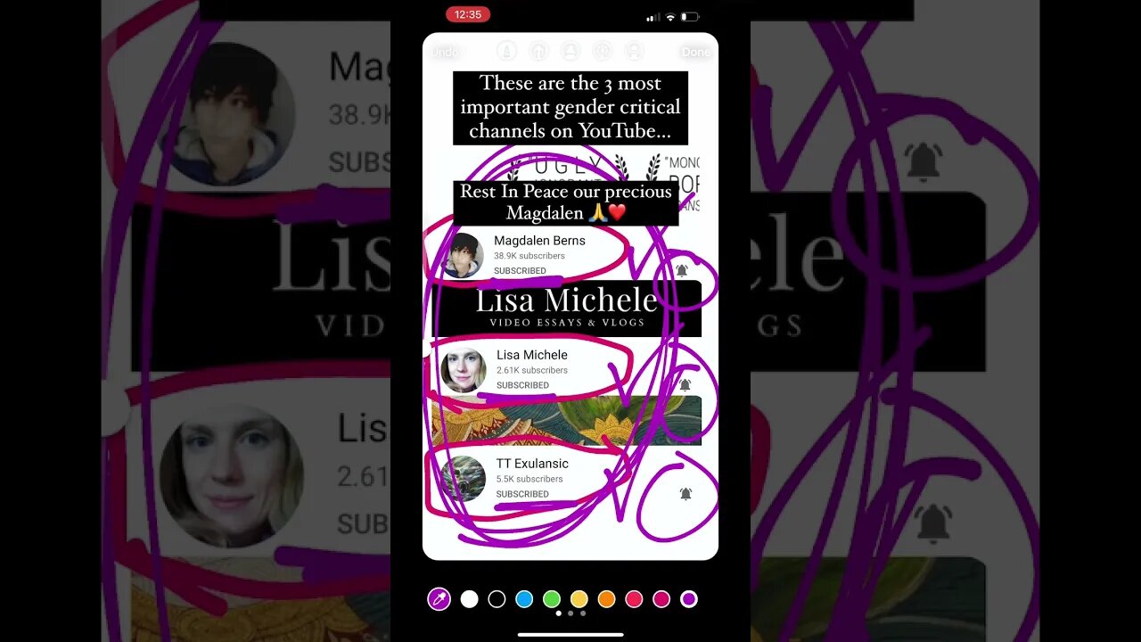 The 3 most important gender critical channels on YouTube: Magdalen Berns, Lisa Michele, TT Exulansic