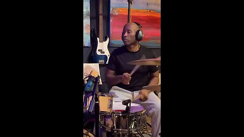 Working out on drums(Actual Proof: by Herbie Hancock)