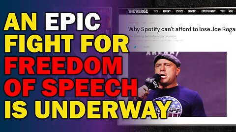 Neil Young vs Spotify over Joe Rogan's free speech show. This is a battle over free speech!!!