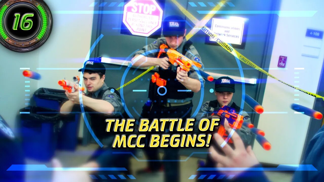 NERF WAR Zombies Episode 16 The Battle of MCC Begins | Dead Reckoning Season 0 HvZ