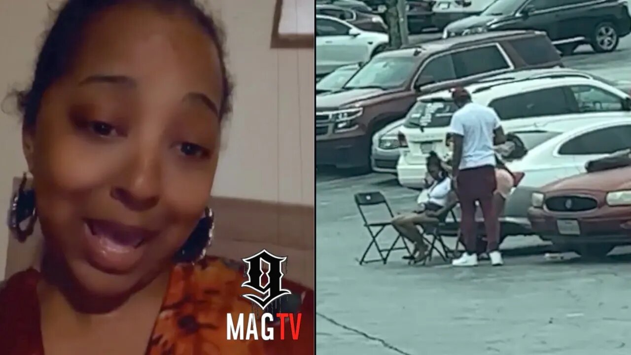 T.I.'s Niece Kamaya On Woman Braiding Clients Hair In Mall Parking Lot! 💁🏾‍♀️