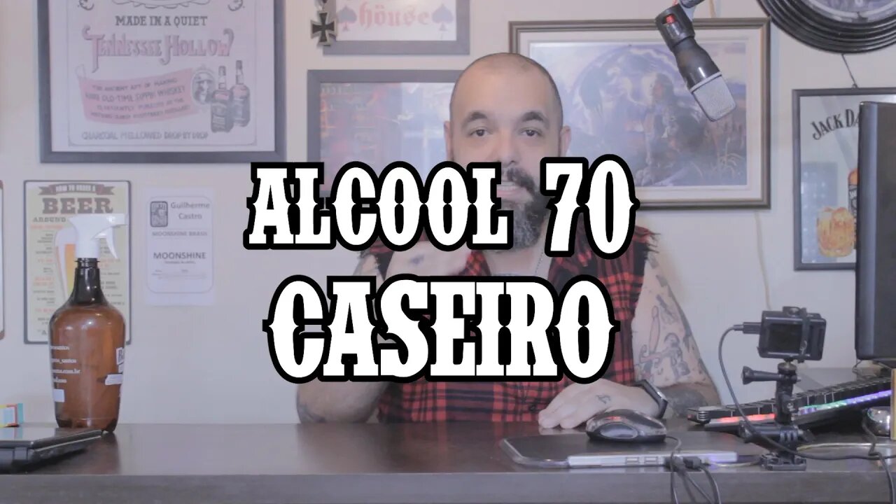 Como fazer álcool 70 em casa