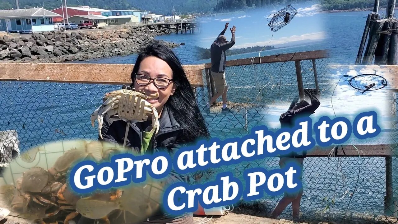 CRABBING FROM A DOCK- GARIBALDI, OREGON*GoPro on Crab Pot