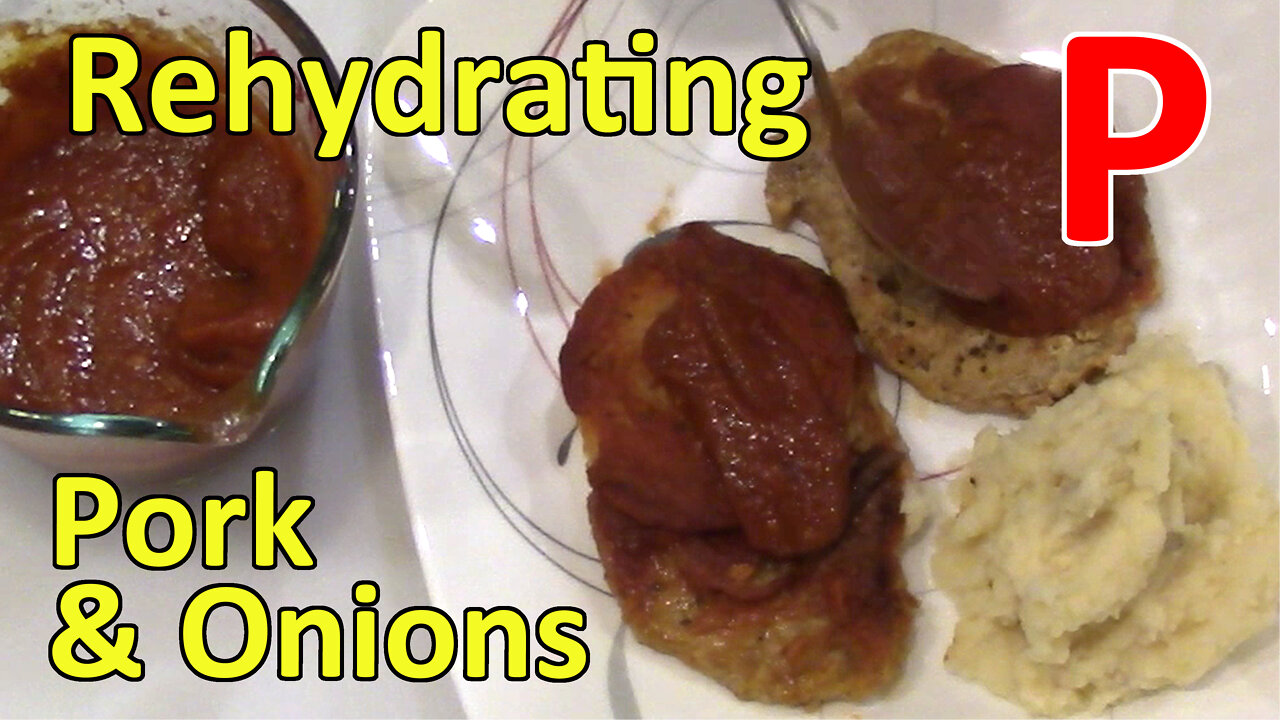 Freeze Dried Pork & Onions - Rehydrating