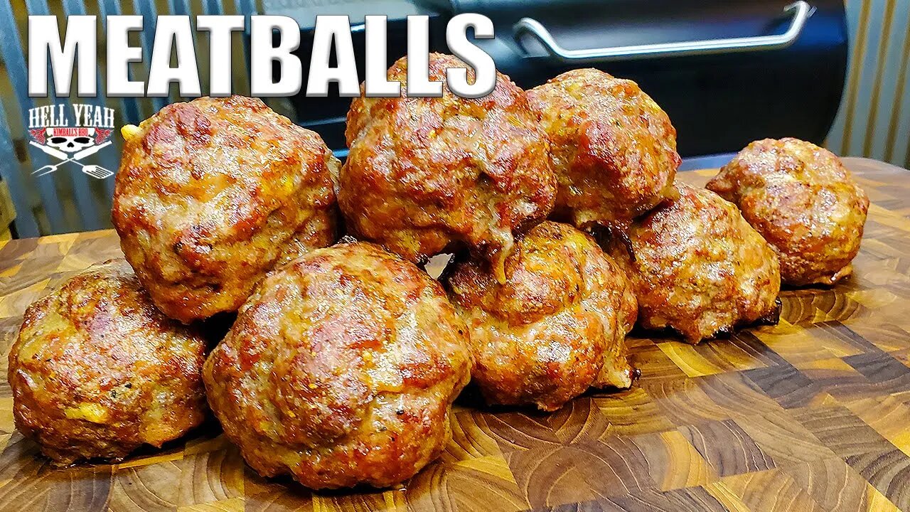 Smoked meatballs that compliment any meal... Make these meatballs