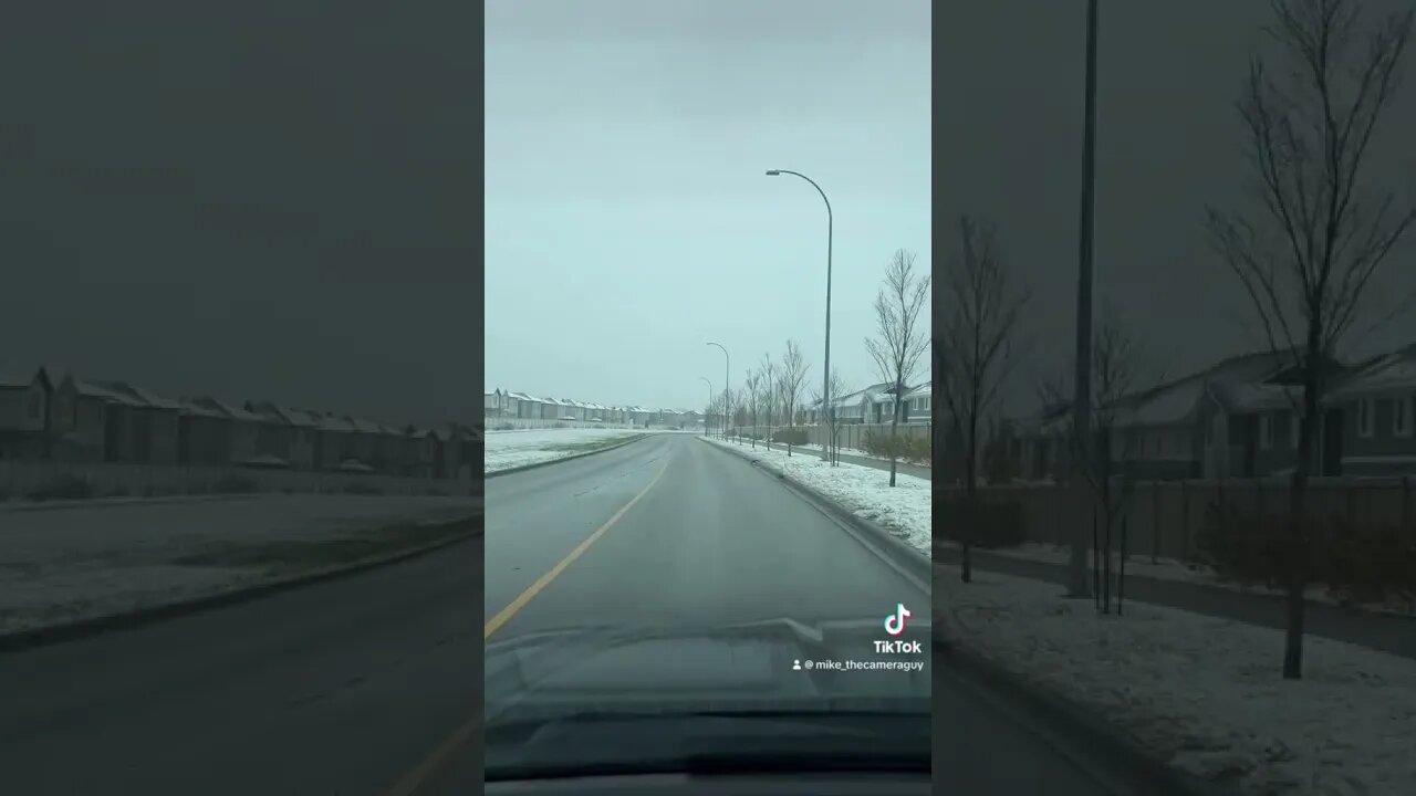 Edmonton’s First Snowfall of 2023!