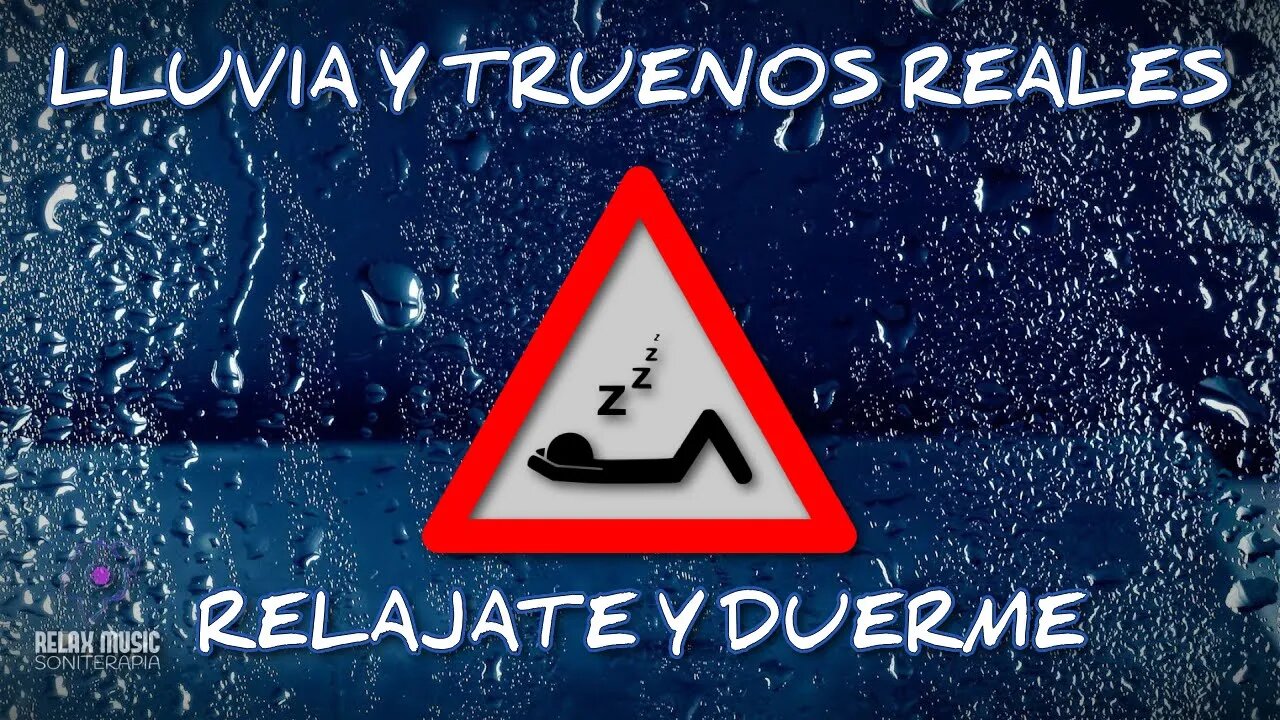 Lluvia Relajante Para Dormir - Sonido de Lluvia con Truenos 🌧 Sonidos Relajantes - LLuvia ASMR