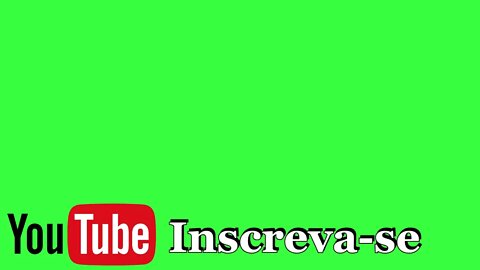 Chroma key botão inscreva-se green screen