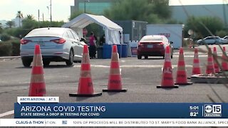 Arizona see 20% drop in number of COVID-19 tests since last week