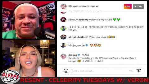 DJ EPPS & FRIENDS PRESENT CELEBRITY TUESDAYS W VERONICA VEGA @VERONICAVEGA HOSTED BY DJ EPPs