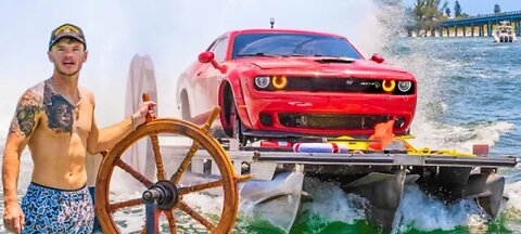 The 700hp Hellcat Boat (Throws Water 200ft)