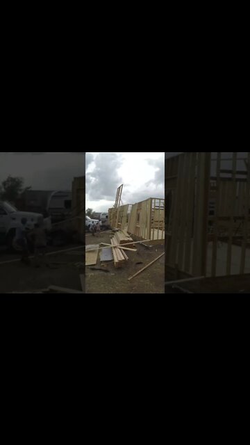 STORM NEARLY BLOWS DOWN HOUSE: Caught on GoPro time lapse