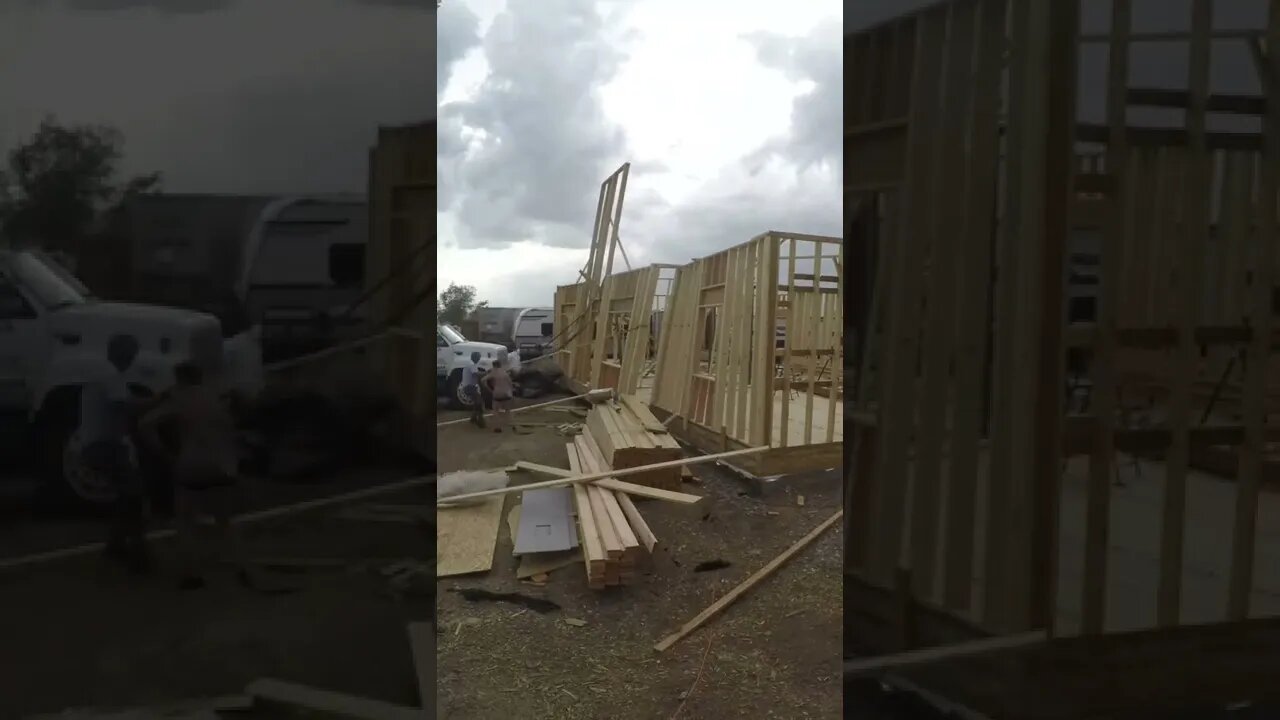 STORM NEARLY BLOWS DOWN HOUSE: Caught on GoPro time lapse