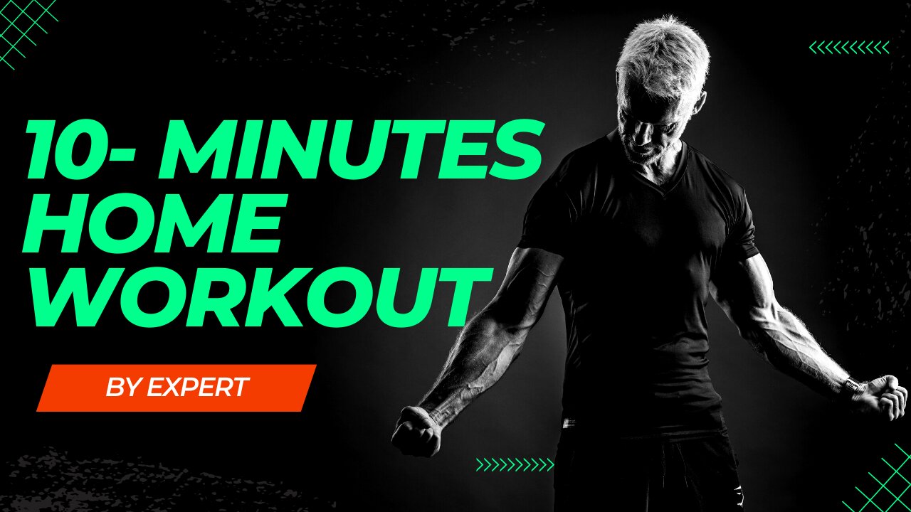 Unleash Your Inner Fitness Junkie with This 10-Minute Home Workout!