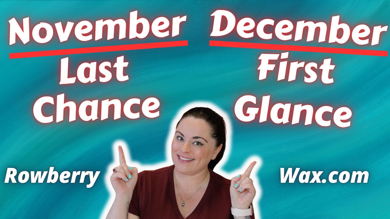 November Last Chance, December First Glance!