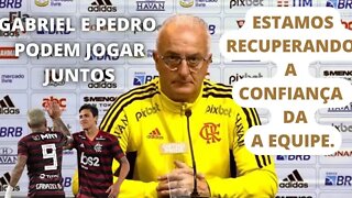 PEDRO E GABRIEL PODEM JOGAR JUNTOS/ ESTAMOS RECUPERANDO A CONFIANÇA DA EQUIPE.