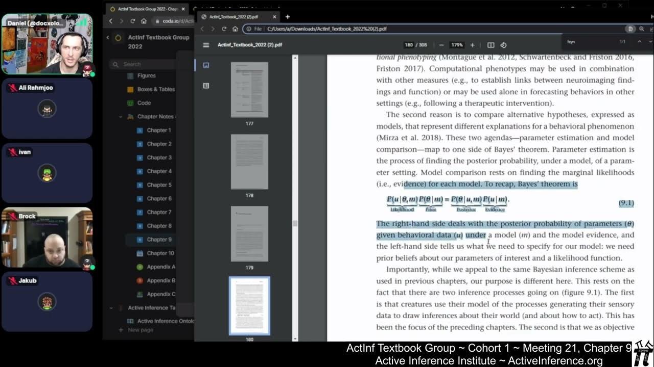 ActInf Textbook Group ~ Cohort 1 ~ Meeting 21 (Chapter 9, part 1)