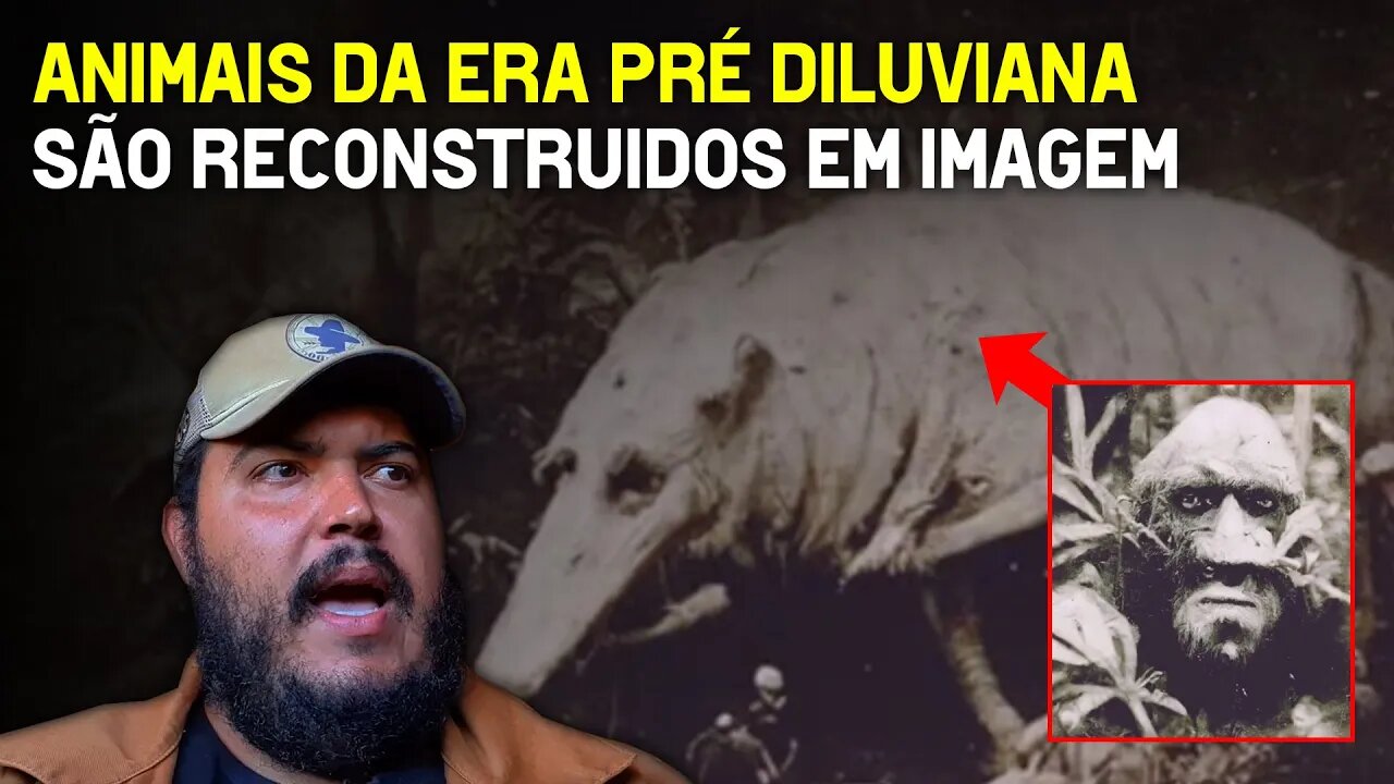 Animais da era pré diluviana são reconstruídos em imagem