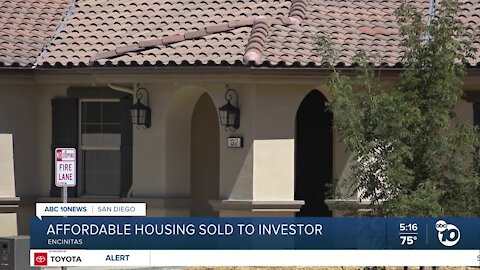 Investor beats out low-income families for affordable home