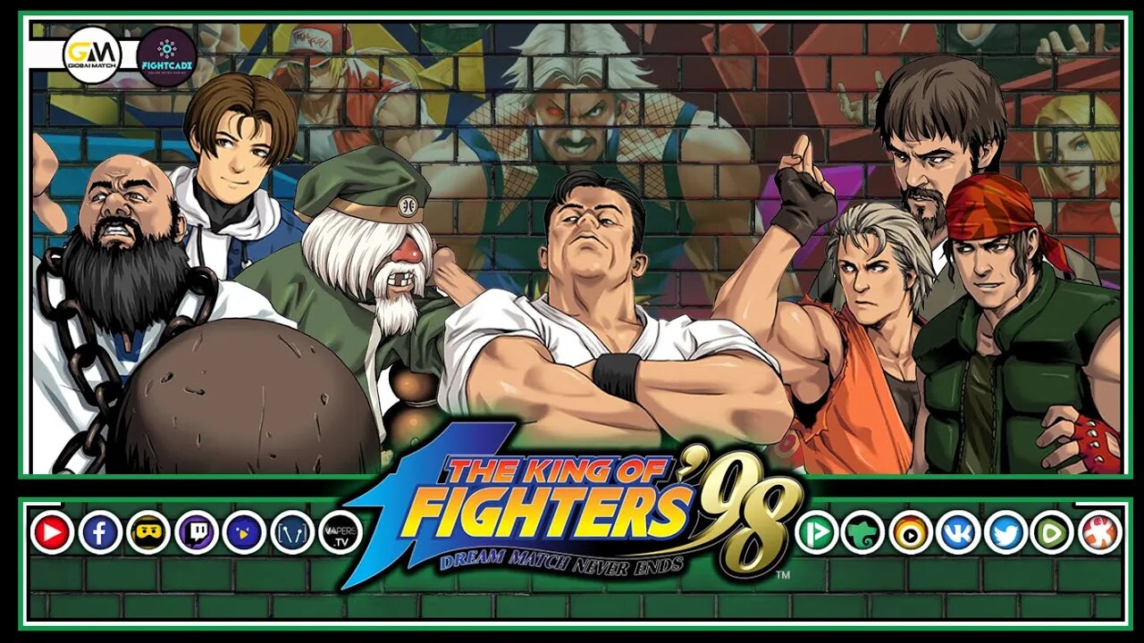 the king of fighter 98 "FT´S COM INSCRITOS" #JOGAR #live 341