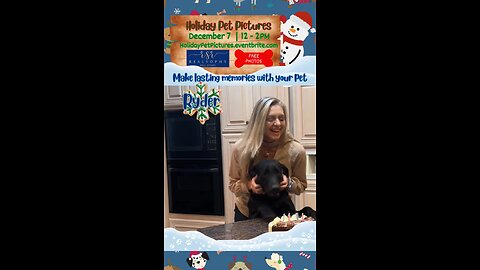 Make Lasting Pet Memories 🐕‍🦺🐕🐩🦮 Join us for Holiday Pet Pictures