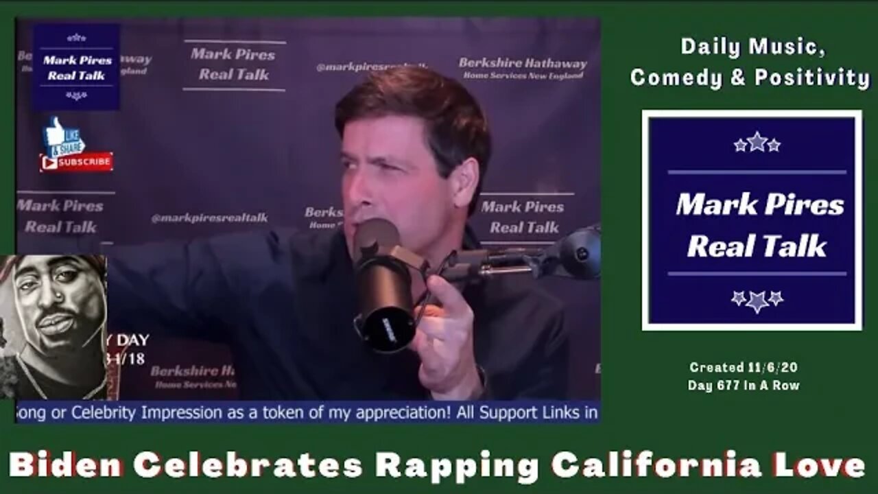 Joe Biden Celebrates by Rapping California Love! 2Pac /Dre cover song!