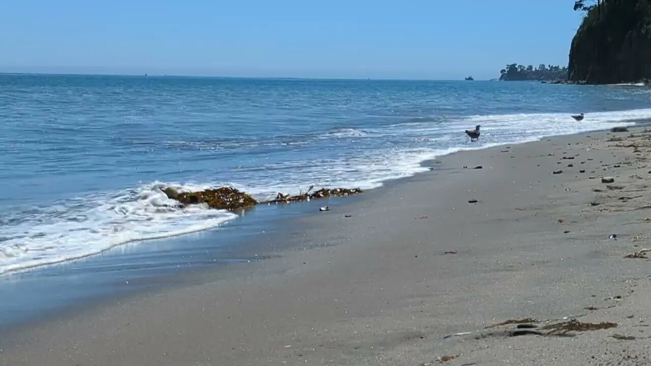 Tranquil Waves and Sun