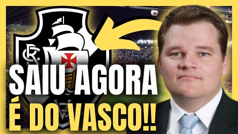 ÓTIMA NOTÍCIA! GRANDE NOME CONTRATADO! VASCO CONFIRMA! NOTÍCIAS DO VASCO